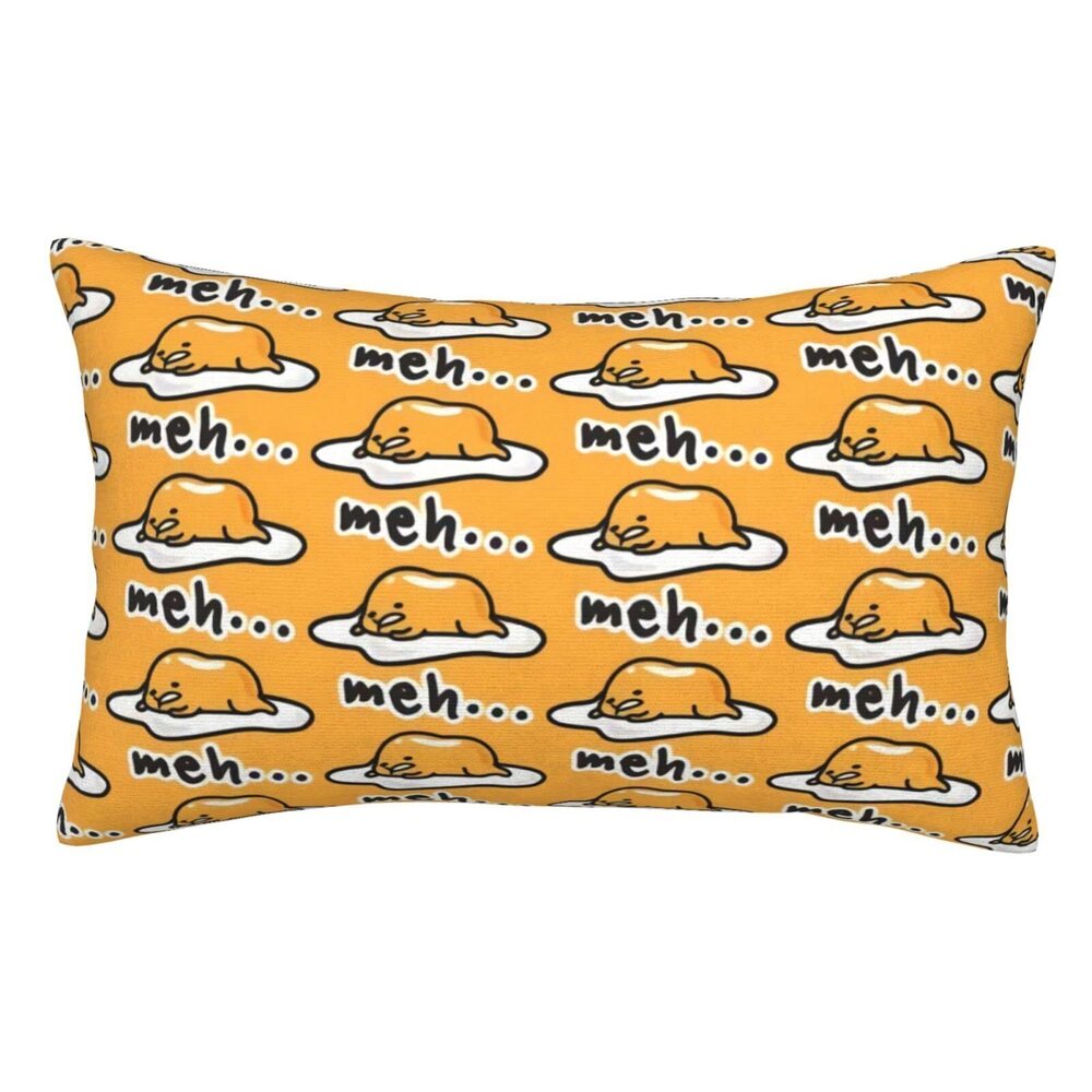 6439 Pillowcase for Hair and Skin Gudetama Cute Super Soft Travel Pillow